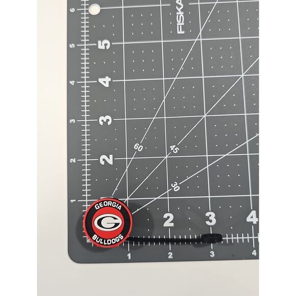 Georgia Bulldogs Set of 3 Straw Toppers for 40 oz Design Bulldogs - Picture 2 of 2